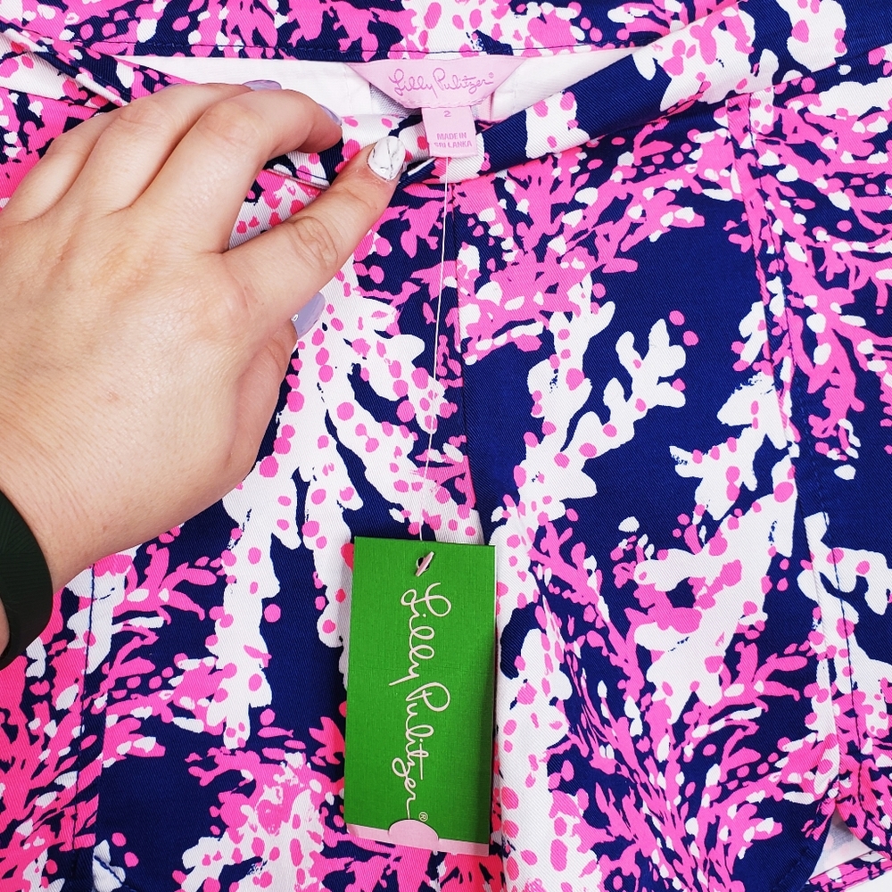 Lilly Pulitzer Hazelle Shorts Beyond the Sea - Picture 5 of 14
